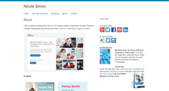 Desktop Screenshot of nicole-simon.eu